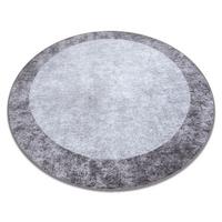 TEPPICH Miro 100 cm - Grau, Textil (100/100cm) - rugsX