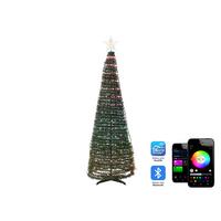 WEIHNACHTSBAUM 160 cm Grün Saarloq - Grün, Kunststoff (160cm) - Beliani