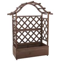 HOCHBEET Braun - Braun, Holz (110/138/44cm) - MCW