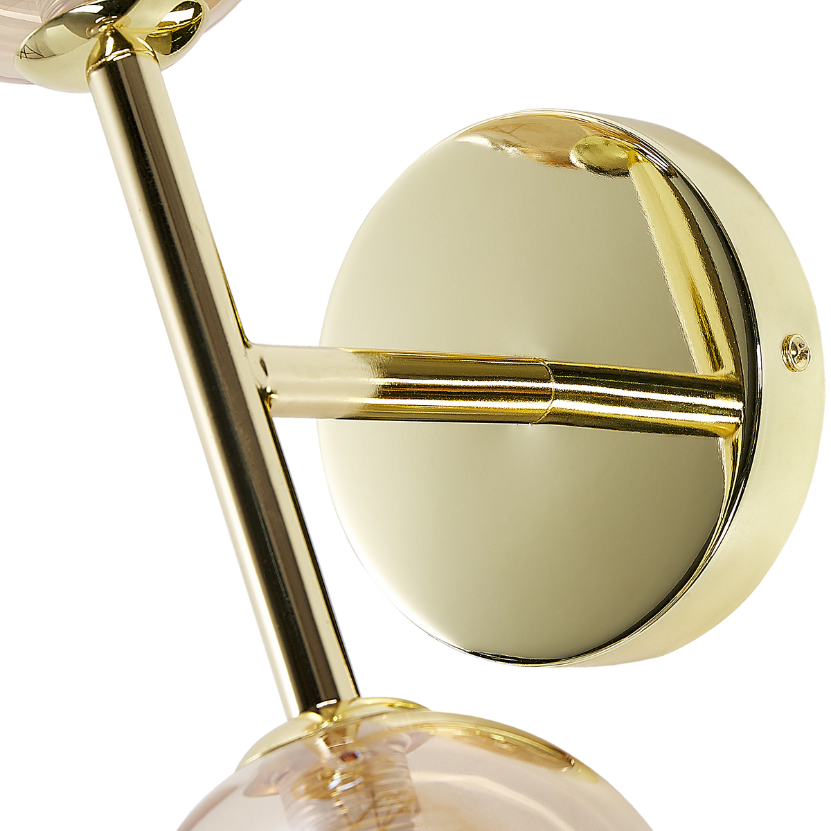 WANDLEUCHTE Ramis 36/12/12 cm - Goldfarben, Metall (12/12/12cm) - Beliani