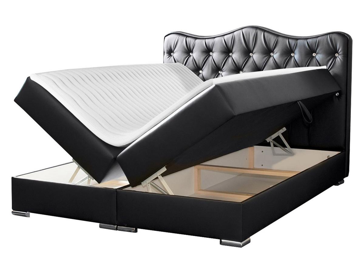 BOXBETT Sultan - H3 - Weiß, Holz (160/200cm) - MIRJAN24
