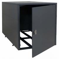 2ER-FAHRRADGARAGE rechteckig Anthrazit - Anthrazit, Metall (113/123/208cm) - MCW