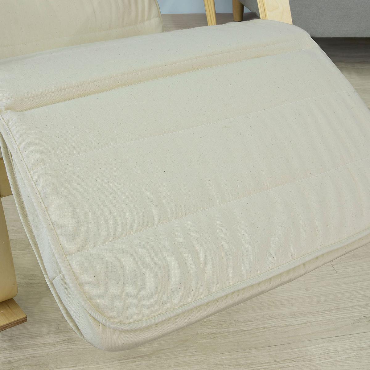SCHAUKELSTUHL Weiß - Weiß, Holz/Textil (66/80/68cm) - SoBuy