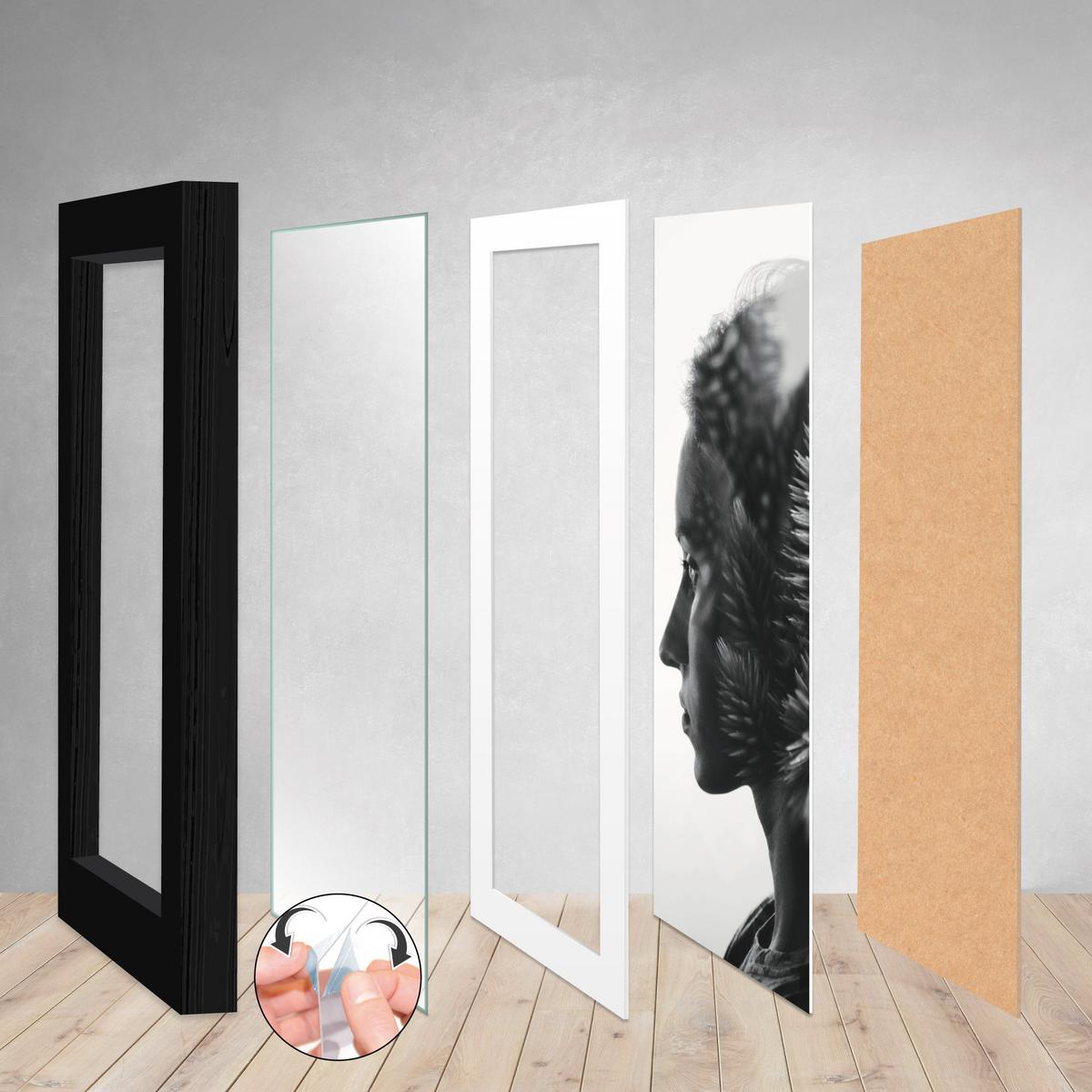 BILDERRAHMEN Emotion MDF Schwarz (30tlg) - Schwarz, Holzwerkstoff (34/2cm) - BoMoe