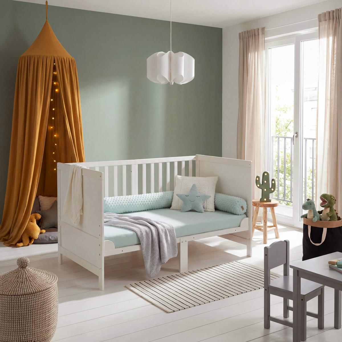 BABYBETT Easy Sleep 70 x 140 cm - Hellgrau, Holzwerkstoff (70/140cm) - Roba