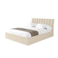 POLSTERBETT mit Bettkasten und Lattenrost, Bett mit Matratze H3/H4 - ILAN 140x200 Beige - Beige, Holzwerkstoff/Textil (140/200cm) - ALTDECOR