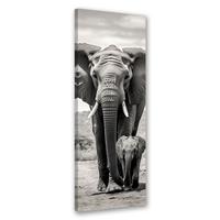 KUNSTDRUCK Grau 30/90 cm - Grau, Textil (30/90cm) - KUNSTLOFT