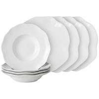 PIZZA- & PASTA-SET Pura weiß 8-tlg. - Weiß, Keramik (2/2/2cm) - Villeroy & Boch