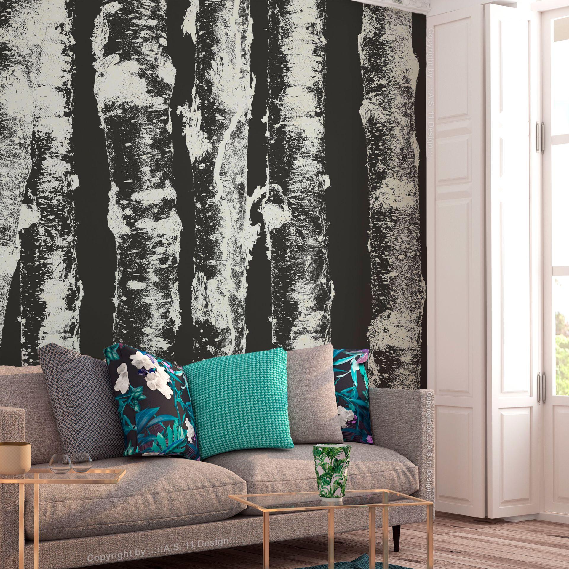 SELBSTKLEBENDE FOTOTAPETE 147/105 cm - Schwarz, Kunststoff/Textil (147/1cm) - KUNSTLOFT