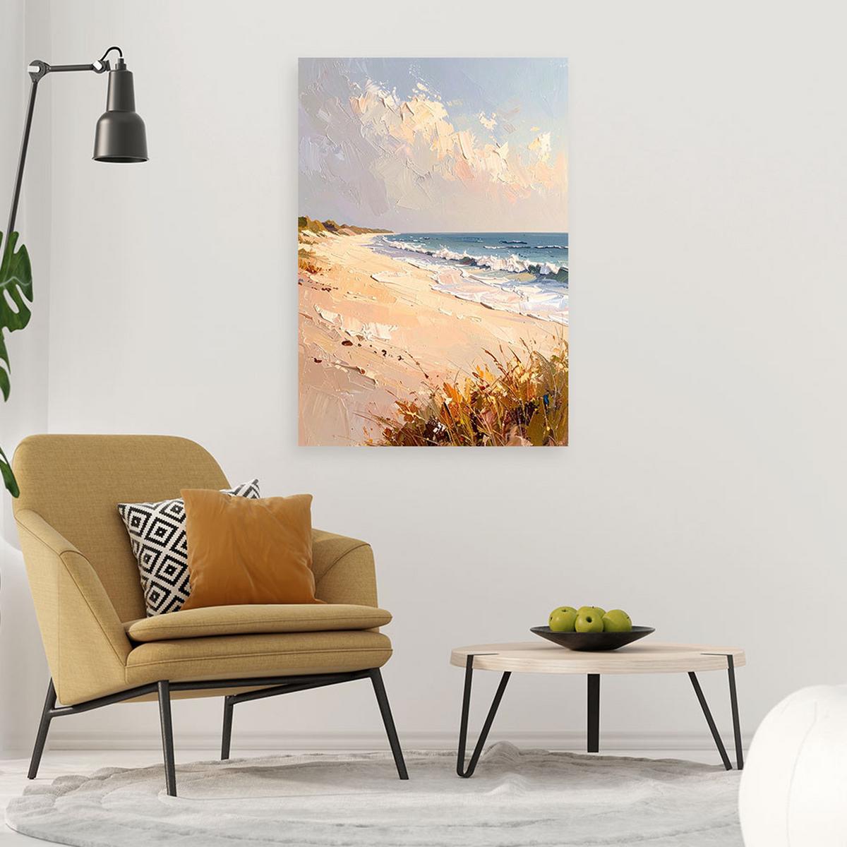 LEINWANDBILD Landschaften 30x45cm - Beige, Textil (30/45cm) - Feeby