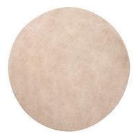 TEPPICH Beige 140 cm Wolle Vasco - Beige, Textil (140/140cm) - Beliani