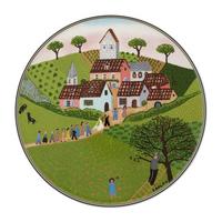 TORTENPLATTE Charm & Breakfast Design Naif weiß-bunt ø 29,5 cm - Multicolor/Weiß, Keramik (29.5/1.5/29.5cm) - Villeroy & Boch