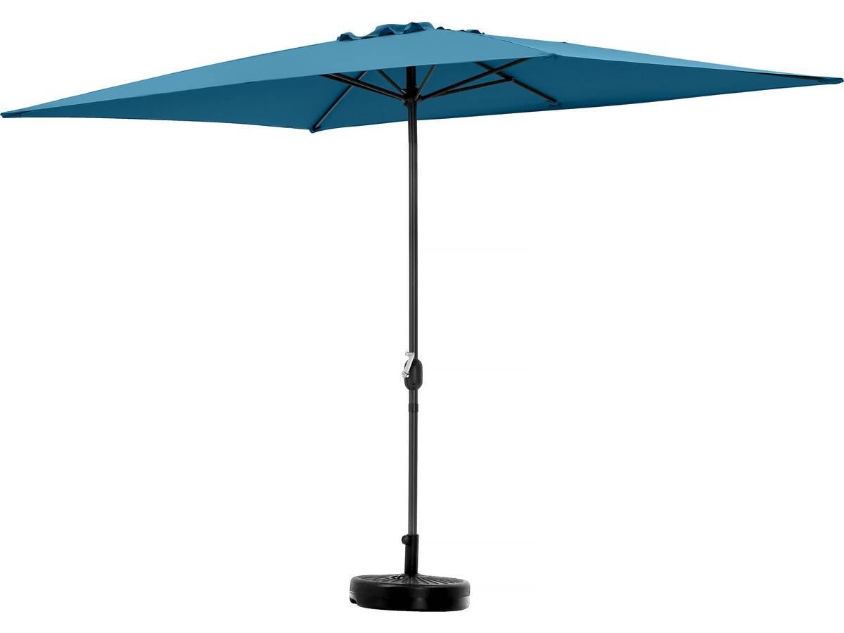 SONNENSCHIRM sol 2 Blau - Blau, Metall (300/200cm) - Habitat Garten
