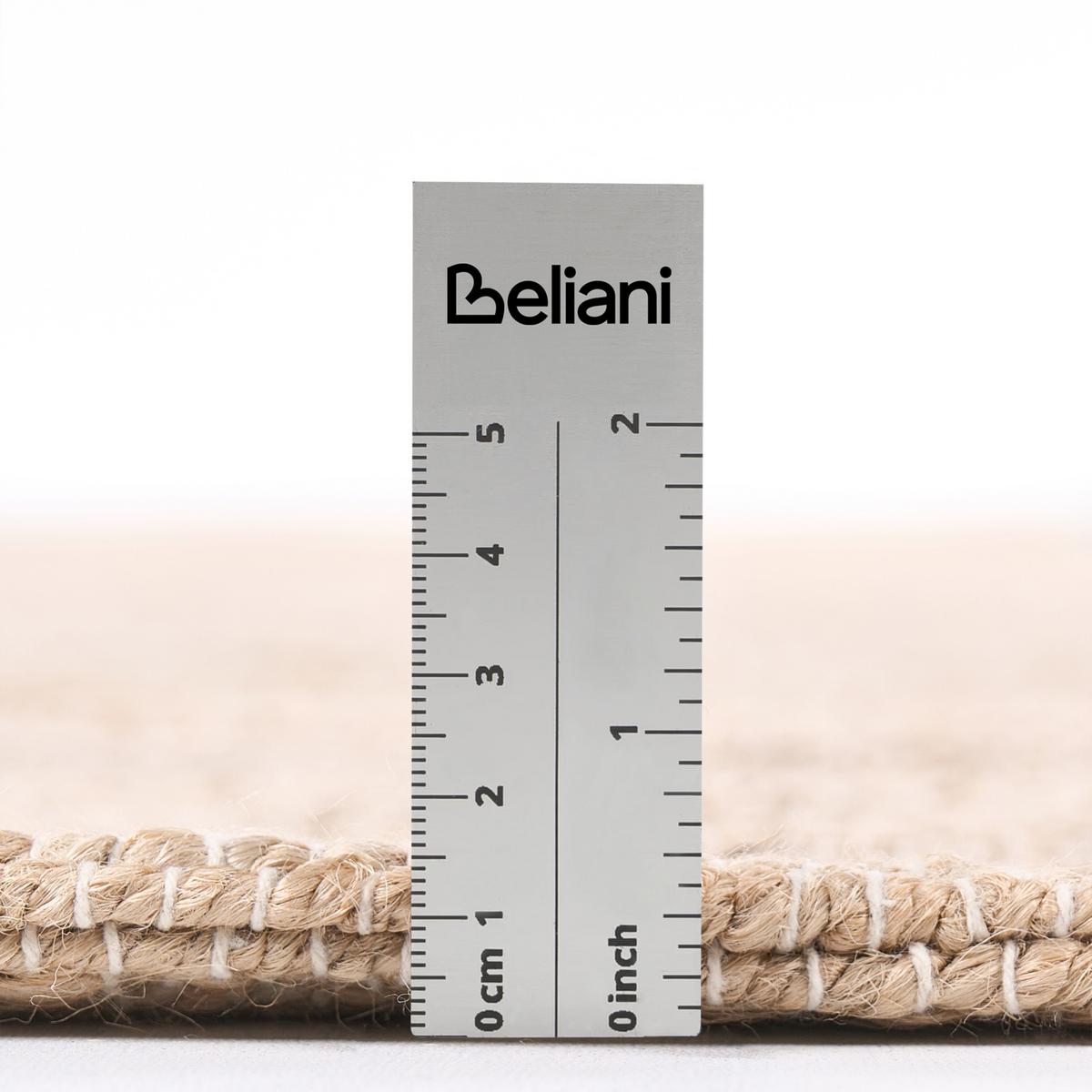 TEPPICH Hellbeige 160/230 cm Jute Amravati - Beige, Textil (160/230cm) - Beliani