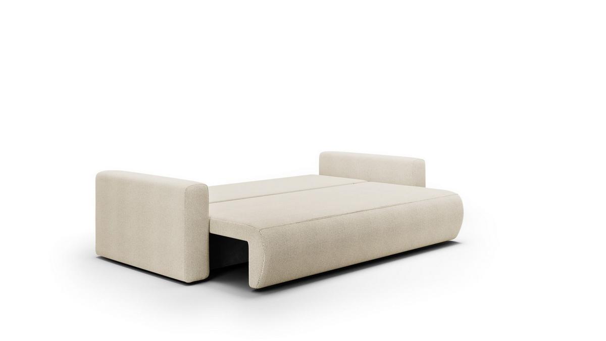 SOFA Schlafsofa Chaira - Beige, Holzwerkstoff/Textil (238/85/103cm) - Fun Möbel