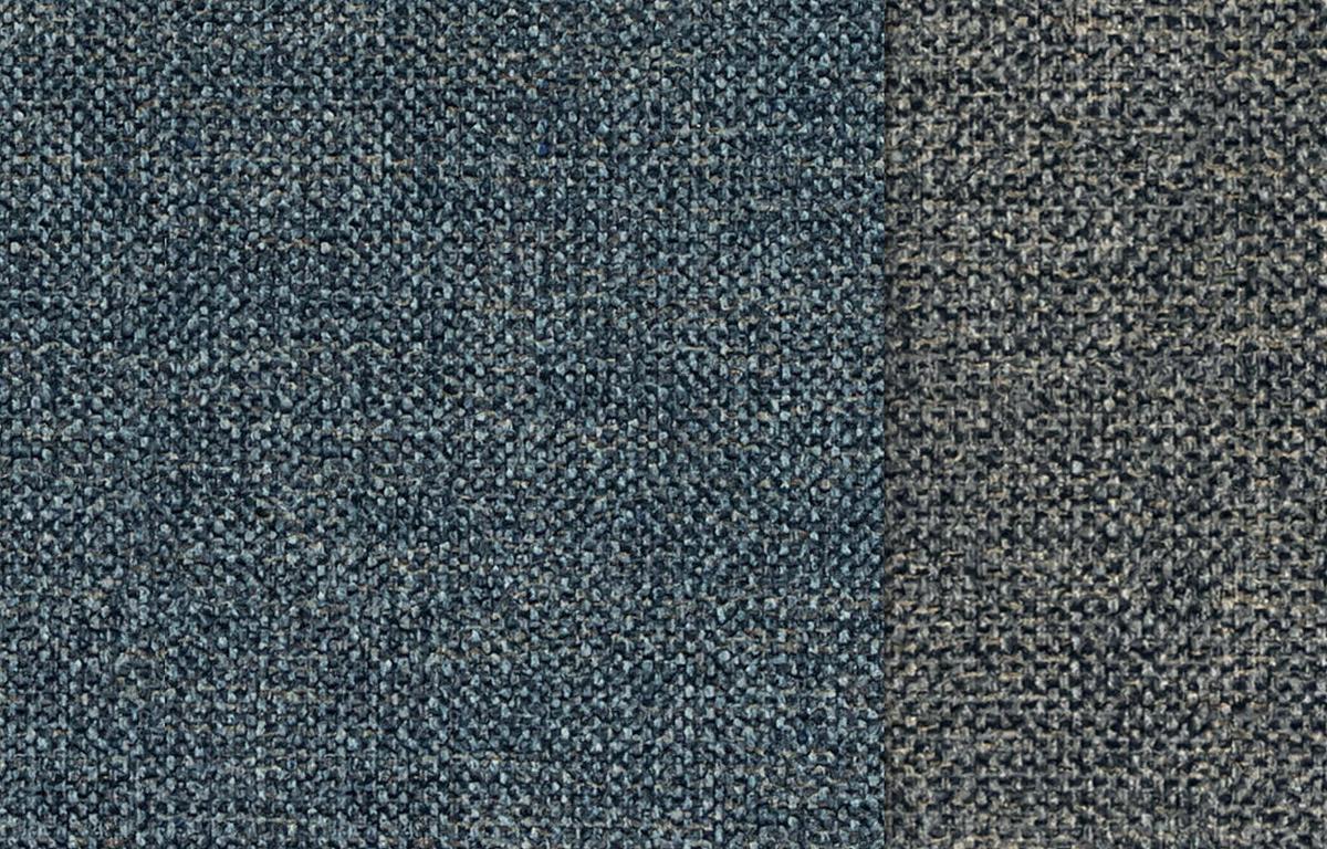 SOFA OTTO 2-Sitzer, marineblau - Blau/Schwarz, Holz/Textil (171/89/98cm) - Wozimo