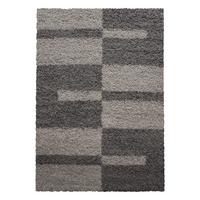 HOCHFLORTEPPICH WERFEN, kariert, Taupe, 200 x 290 cm - Braun, Textil (290/200cm) - KADIMA DESIGN