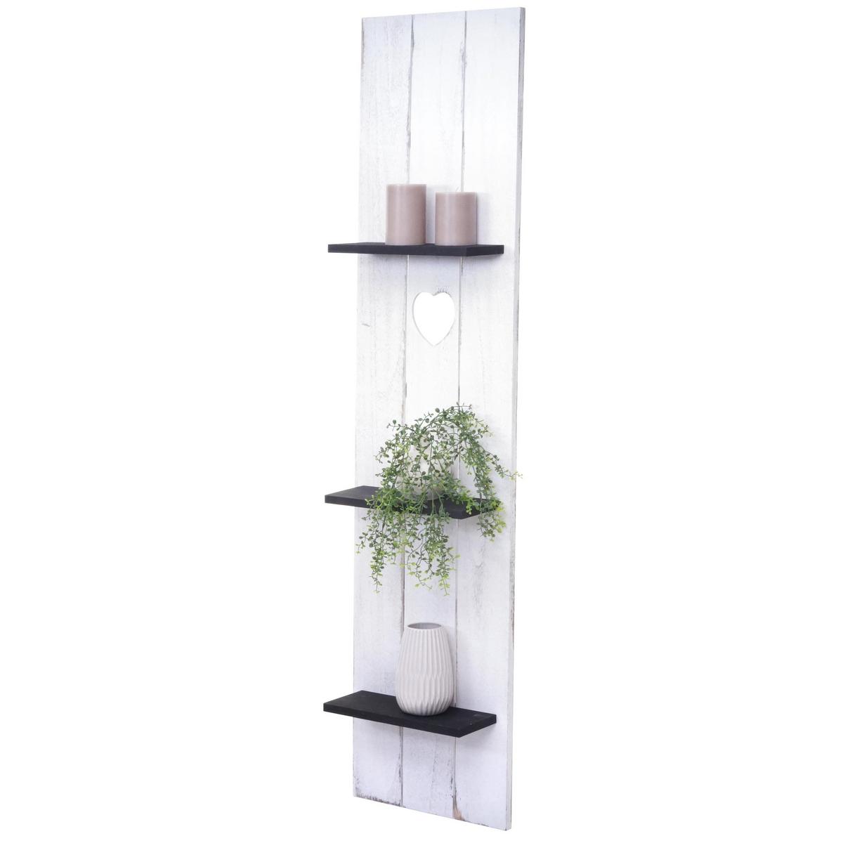 WANDREGAL Grau - Grau, Holz (33/150/13cm) - MCW