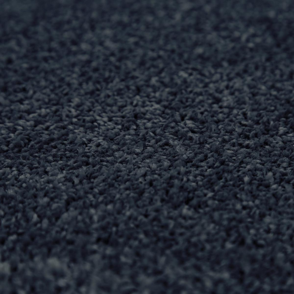 KURZFLORTEPPICH Waschbar, einfarbig, Marineblau, 60 x 100 cm - Blau, Textil (100/60cm) - KADIMA DESIGN