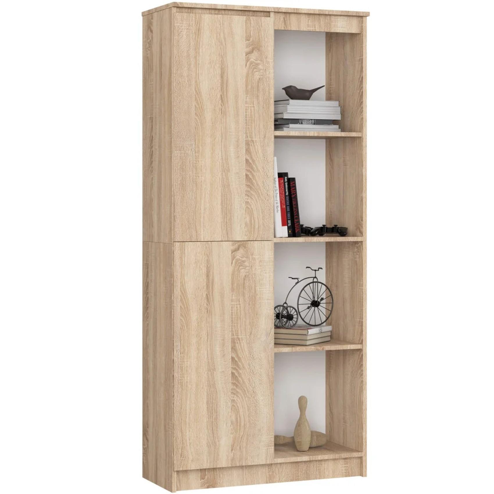 STANDREGAL Eiche Sonoma 180/80/35 - Sonoma Eiche, Holzwerkstoff (80/180/35cm) - RAUMHIRSCH FURNITURE