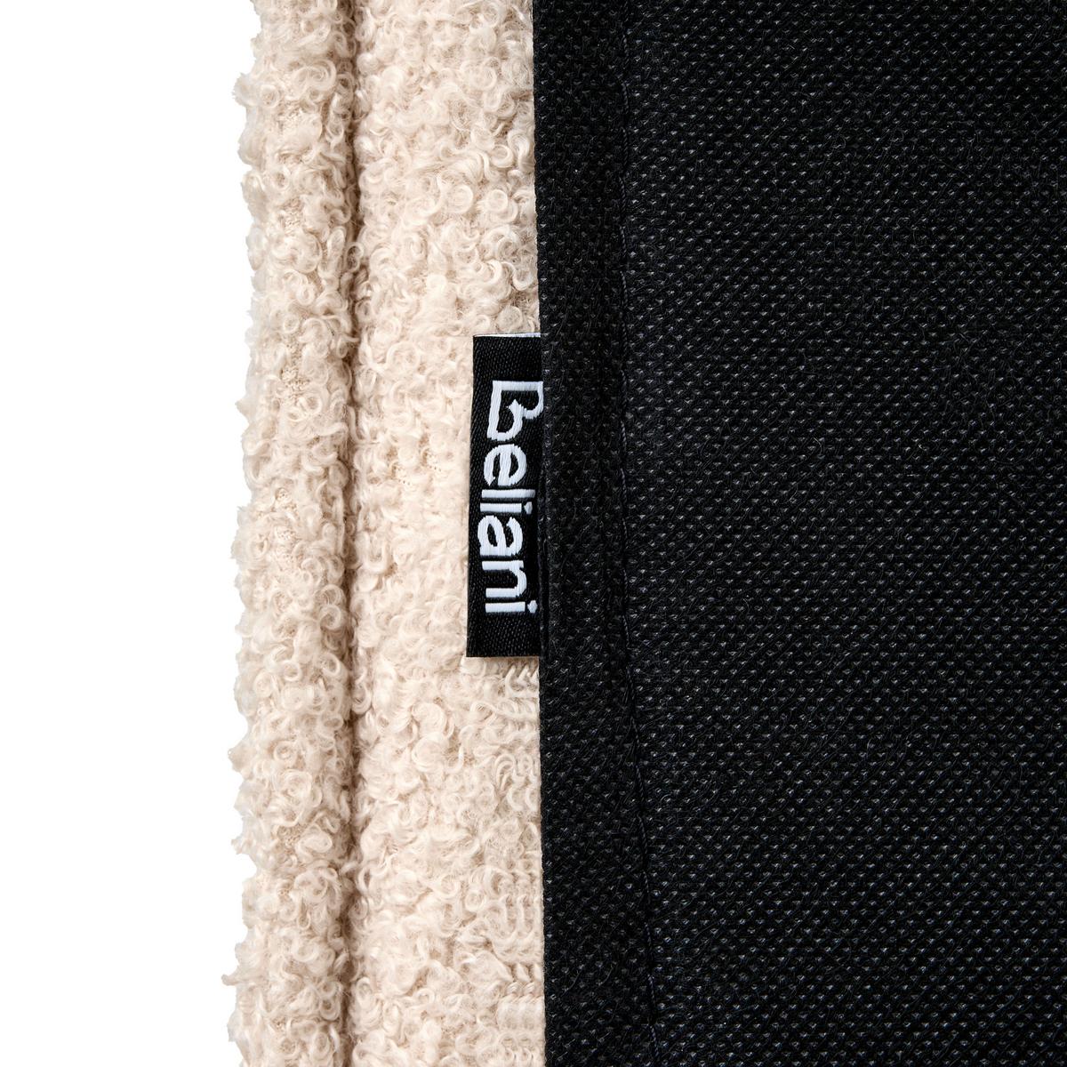 BETT mit Lattenrost 140x200 cm Beige Limanton - Beige, Textil (140/200cm) - Beliani
