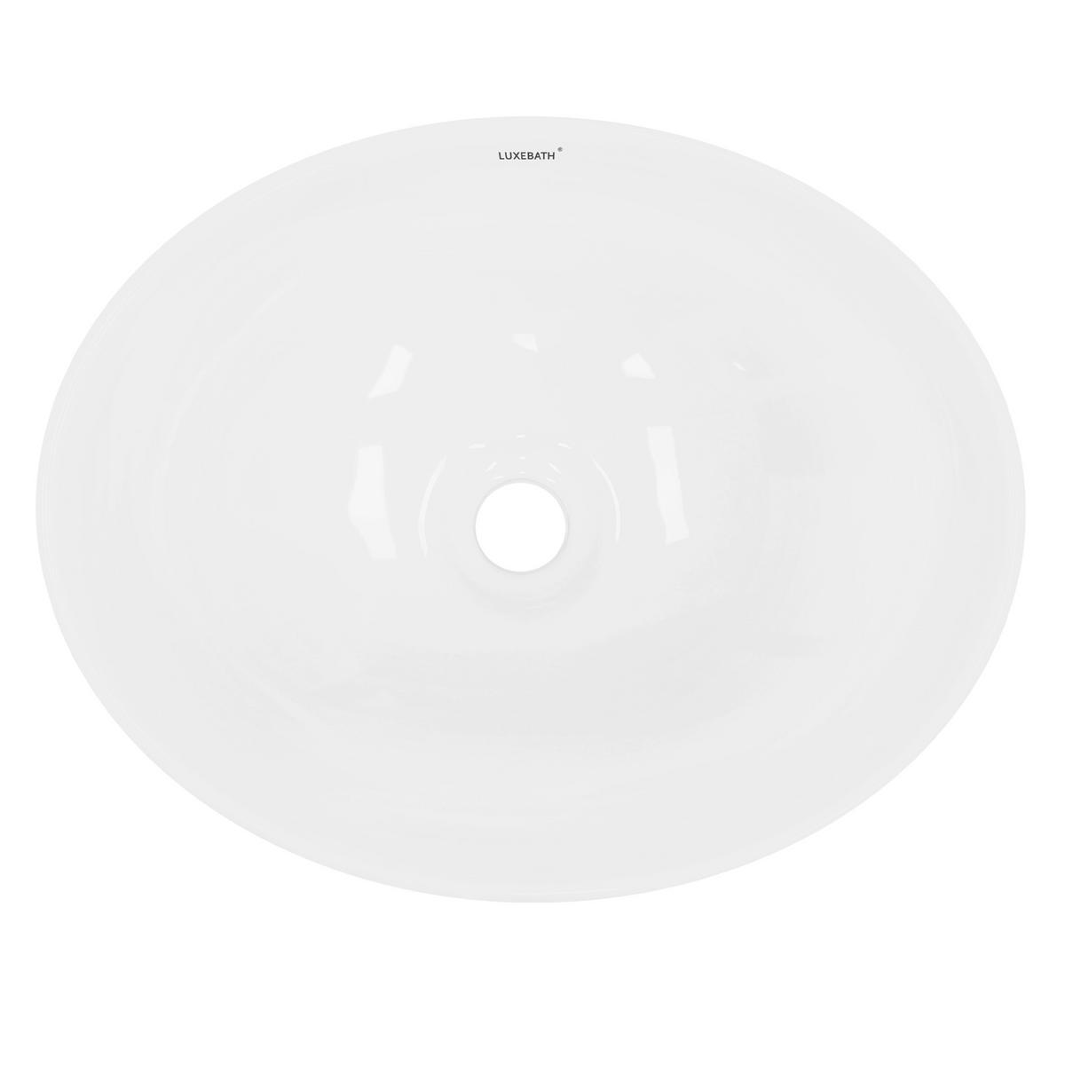 WASCHBECKEN - Weiß, Keramik (33/14.2/41cm) - LuxeBath