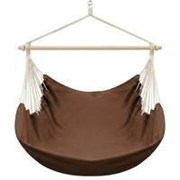 XXL HÄNGESESSEL 185/130 cm Belastbar bis 150 kg Braun - Braun, Textil (130/155/185cm) - Amanka