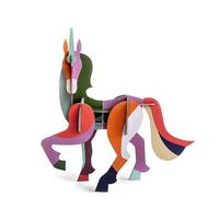 DEKOFIGUR Lebendiges Einhorn 9/28 cm - Multicolor, Wellpappe (9/28/28cm) - Studio Roof