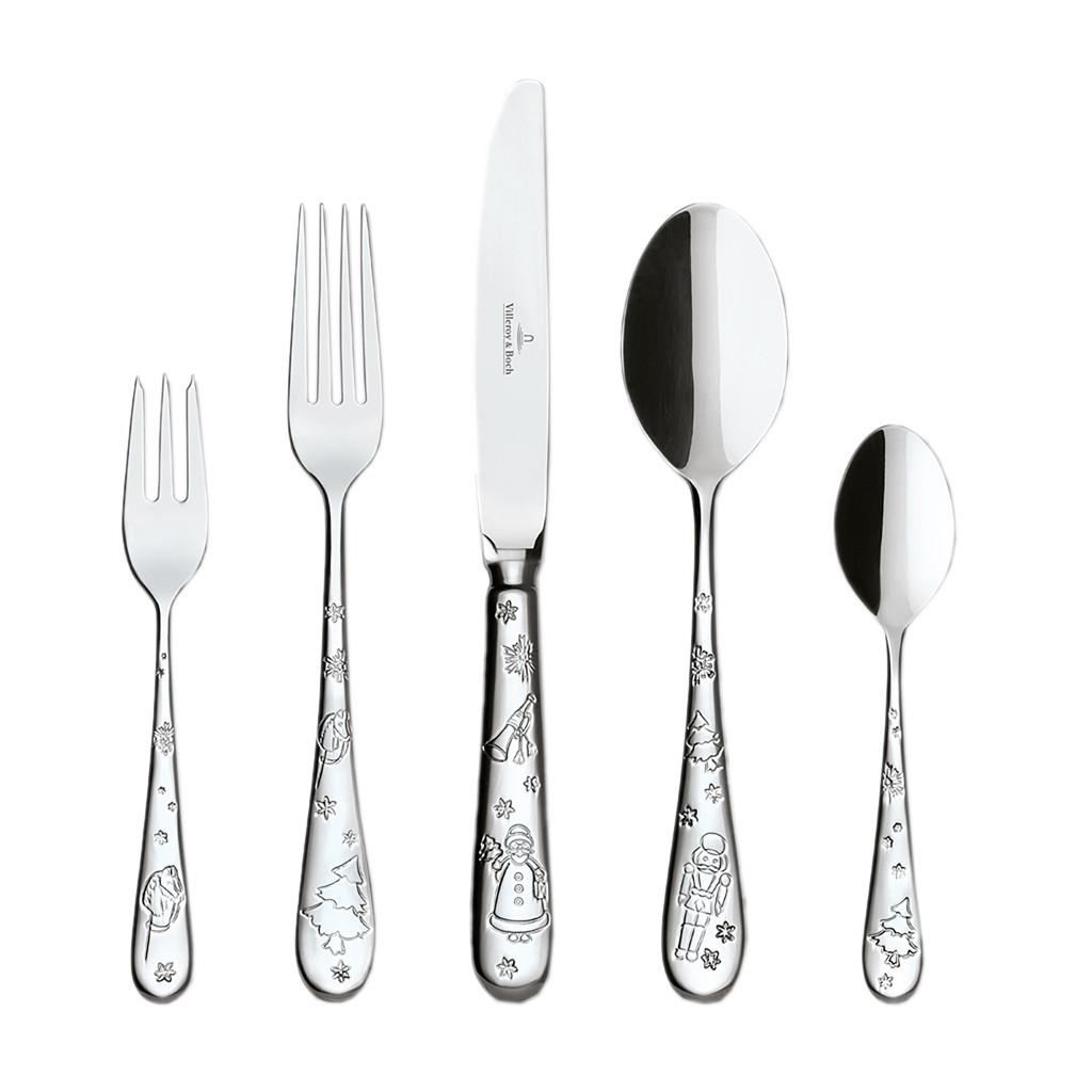 TAFELBESTECK FÜR 6 PERSONEN Toy's Delight silber 180-tlg. - Silberfarben, Metall - Villeroy & Boch