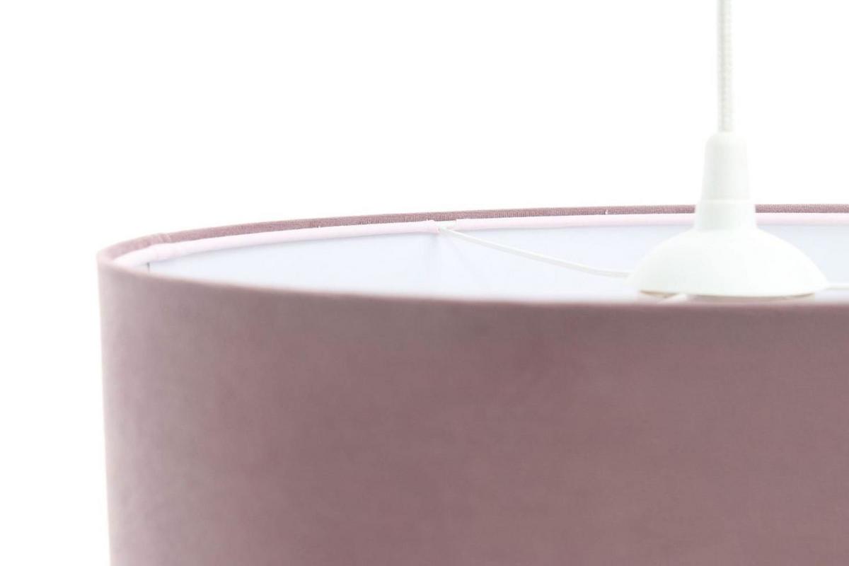 HÄNGELEUCHTE Rosa 40/20 cm - Pink/Weiß, Kunststoff (40/0.6/20cm) - ONZENO