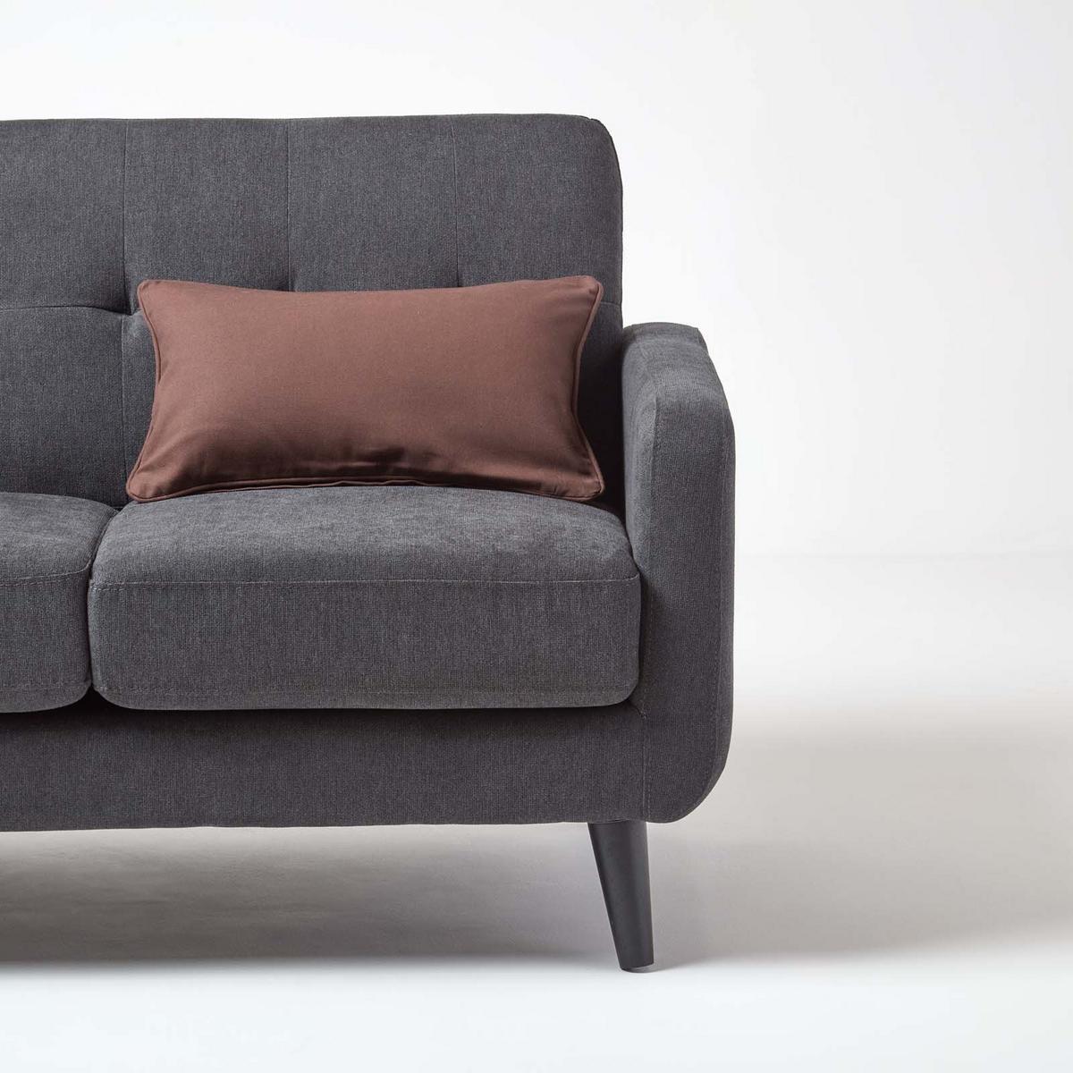 KISSENHÜLLE braun 30/50 cm, 100% Baumwolle - Braun, Textil (30/50cm) - Homescapes