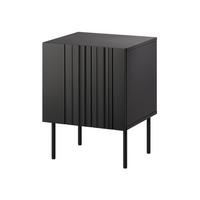 NACHTTISCH-SET Isla (2 Stück) - Schwarz, Holzwerkstoff/Metall (45/59/40cm) - MIRJAN24