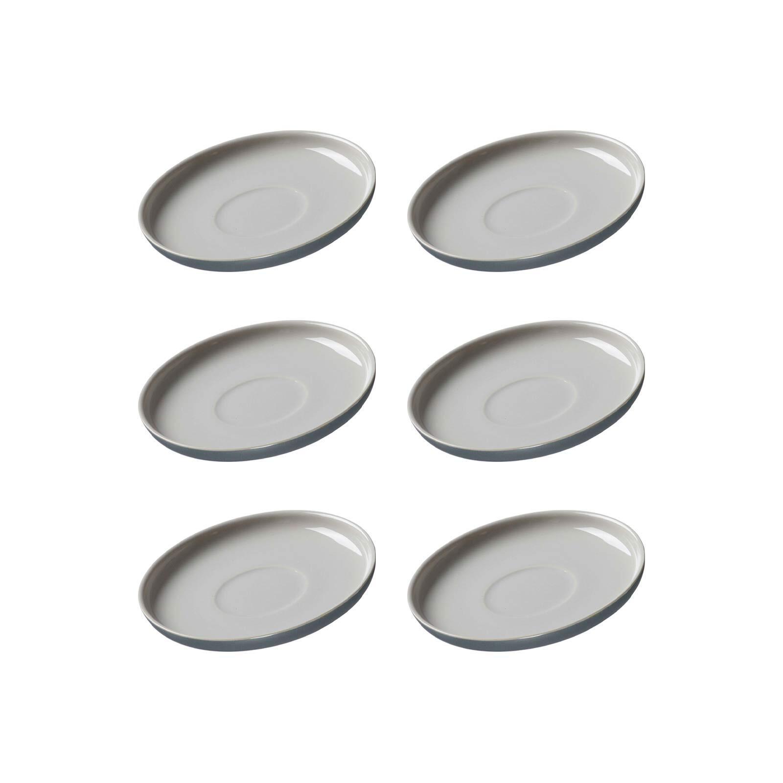 ESPRESSOUNTERTASSEN Jasper grau ø 10.5 cm 6er Set - Grau, Keramik (10.5cm) - Ritzenhoff Breker