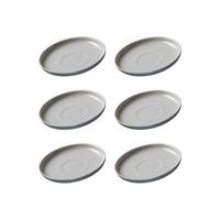 ESPRESSOUNTERTASSEN Jasper grau ø 10.5 cm 6er Set - Grau, Keramik (10.5cm) - Ritzenhoff Breker