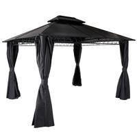 HARDTOP PERGOLA Grau - Grau, Textil (360/290/300cm) - MCW