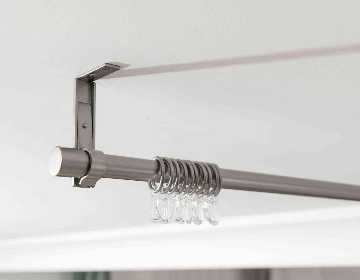 GARDINENSTANGE Ningbo Ø16/19 mm Metall - Alufarben, Metall (210cm) - Gardinenbox