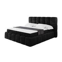 BOXBETT - AURI-H3 - 160x200 Schwarz Lapitt - Schwarz Hochglanz/Schwarz, Holzwerkstoff (160/200cm) - ALTDECOR