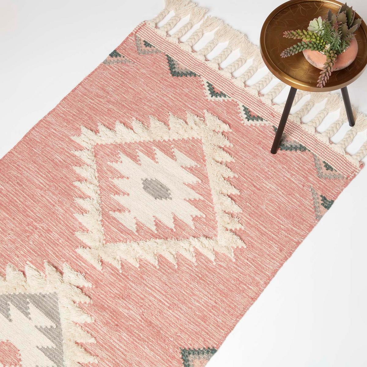 KELIM-TEPPICH Pali handgewebt 160/230 cm - Multicolor, Textil (160/230cm) - Homescapes