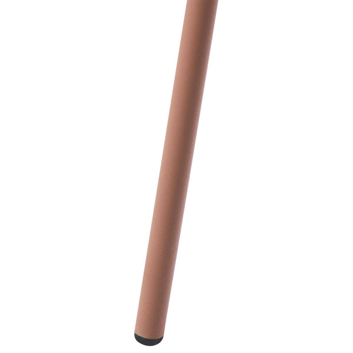 GARTENSTUHL 2er-Set Kunststoff Beige Meteora - Beige, Kunststoff (55/74/50cm) - Beliani