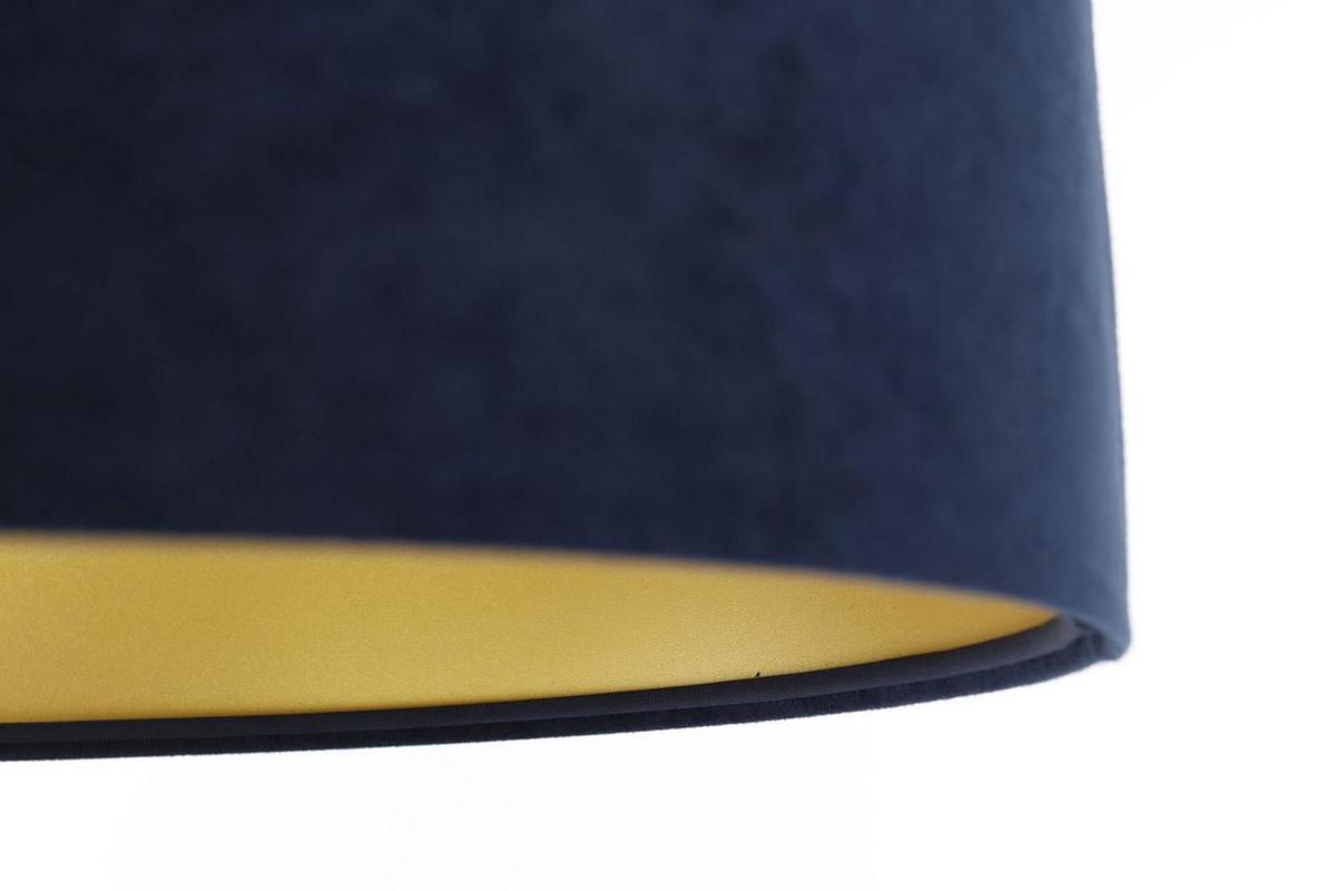 HÄNGELEUCHTE Blau 30/20 cm - Blau/Goldfarben, Kunststoff (30/0.4/20cm) - ONZENO