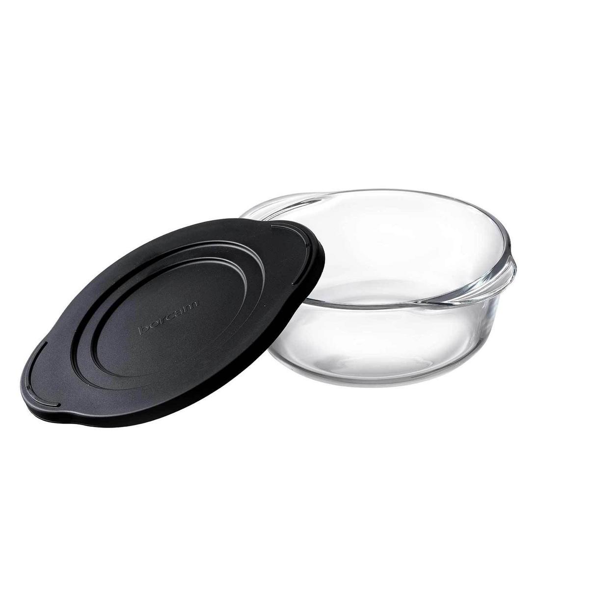 AUFLAUFFORM MIT FRISCHHALTEDECKEL Cucina schwarz 840 ml - Schwarz, Glas (20/16/7cm) - Ritzenhoff Breker