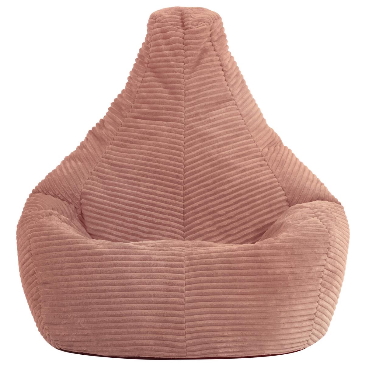 SITZSACK für Kinder Sessel aus Cord 2-tlg. - Pink, Textil (69/59/65cm) - icon