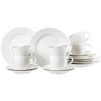 KAFFEESERVICE Saphir weiß 18-tlg. - Weiß, Keramik (18.5/22.5/34.5cm) - Ritzenhoff Breker