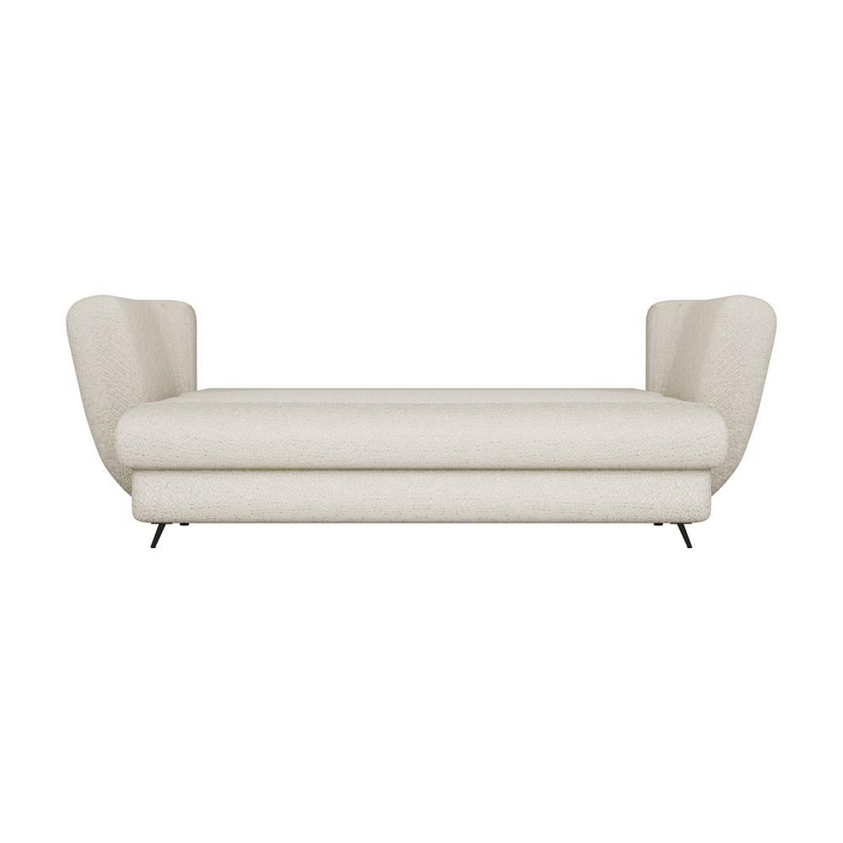 SOFA Beige, Schwarz 248/99/104 - Beige/Schwarz, Holzwerkstoff (248/99/104cm) - RAUMHIRSCH FURNITURE
