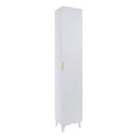 HOCHSCHRANK Cléa Weiß - Weiß, Holzwerkstoff (34.6/186/34.7cm) - Petits-meubles