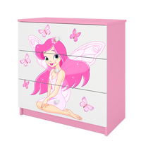 KOMMODE Babydreams Elfe II 81/81/41 - Rosa, Holzwerkstoff (81/81/41cm) - RAUMHIRSCH FURNITURE