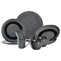 TAFELSERVICE Matera Anthrazit 10-tlg. - Anthrazit, Keramik (2/2/2cm) - Leonardo Living