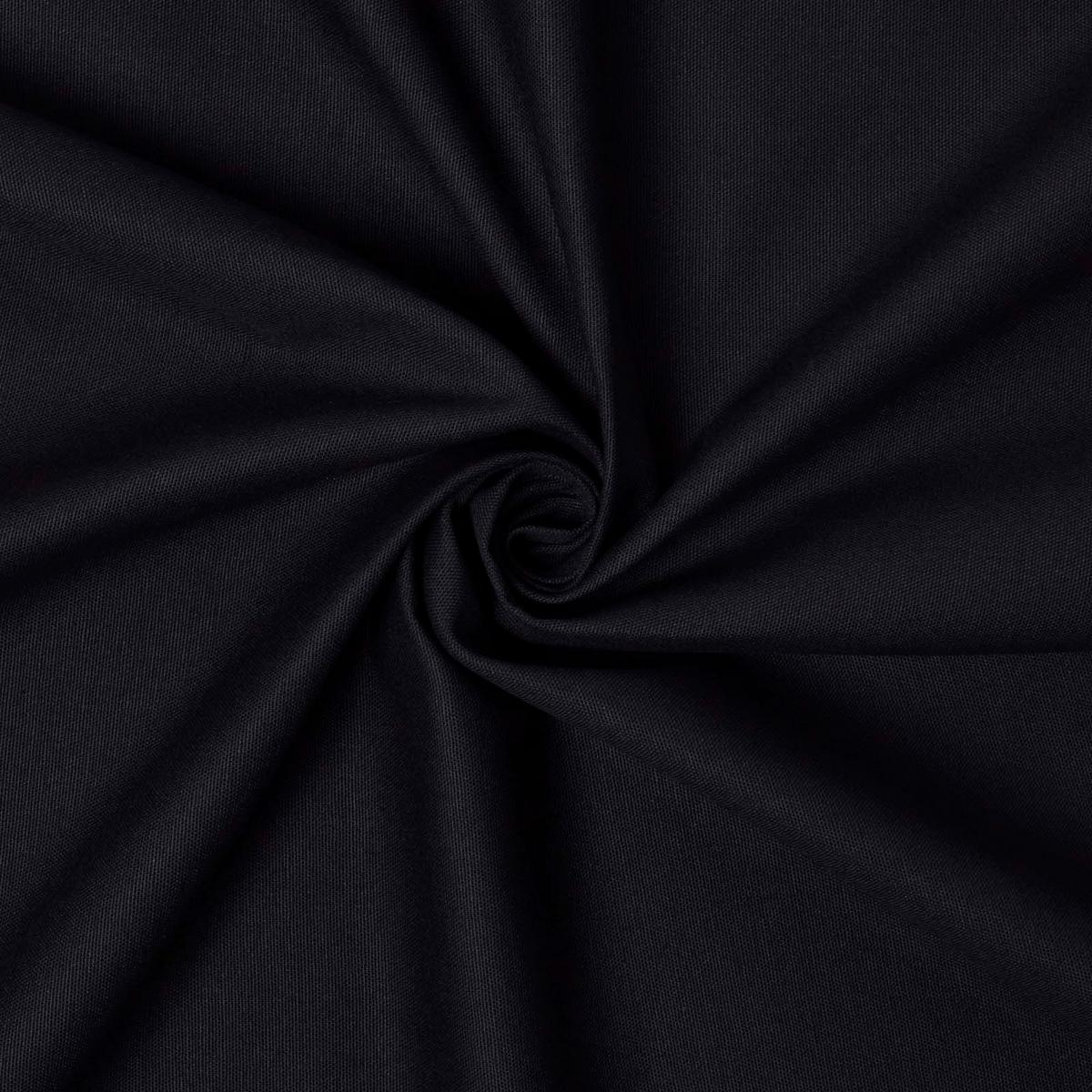 BAUMWOLLSTOFF Meterware schwarz, 150 cm - Schwarz, Textil (150/100cm) - Homescapes
