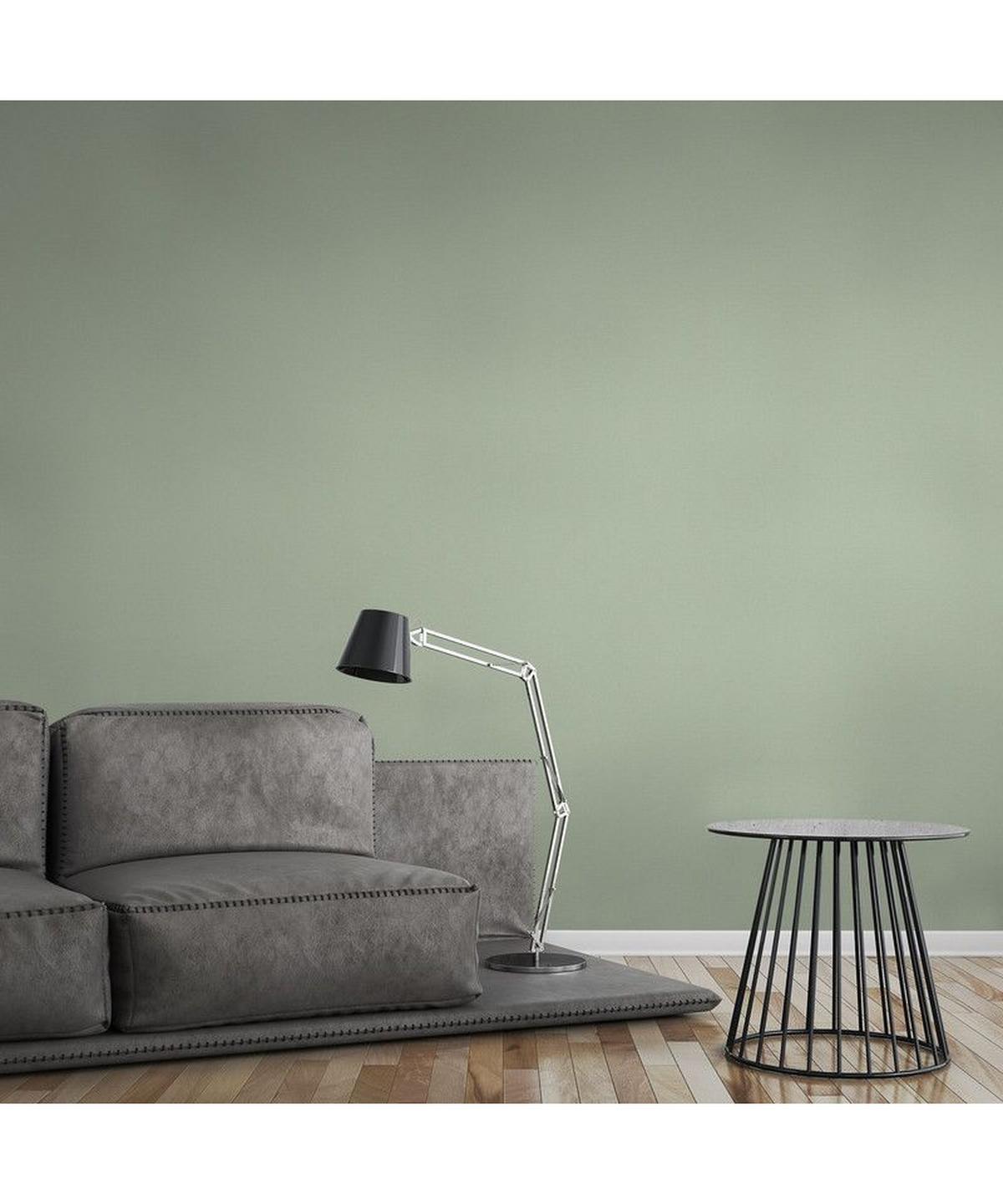 VLIESTAPETE Grün 53/1005 cm - Grün, Textil (53/1cm) - KUNSTLOFT