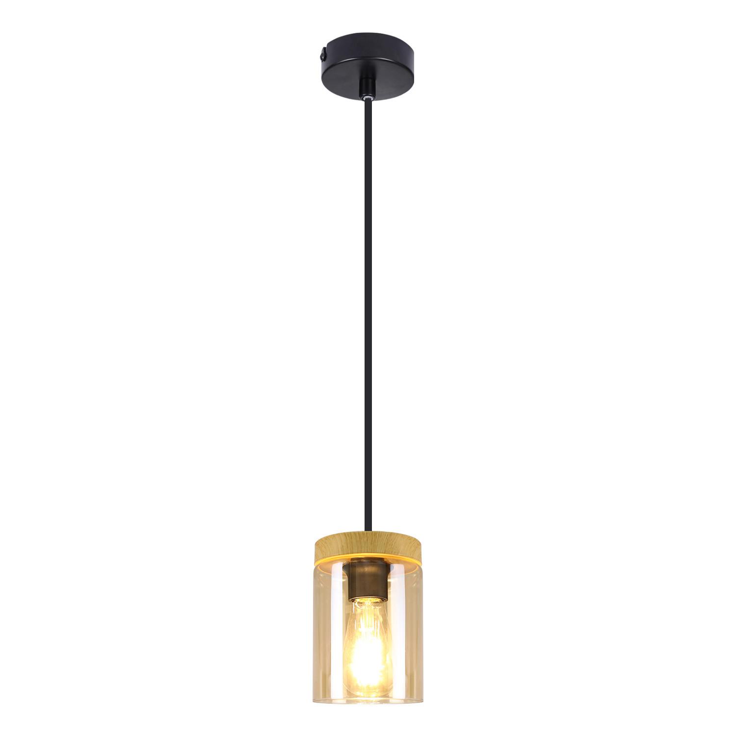 PENDELLEUCHTE Eleganz 12/12/150 cm - Schwarz, Metall (12/12/150cm) - Nettlife
